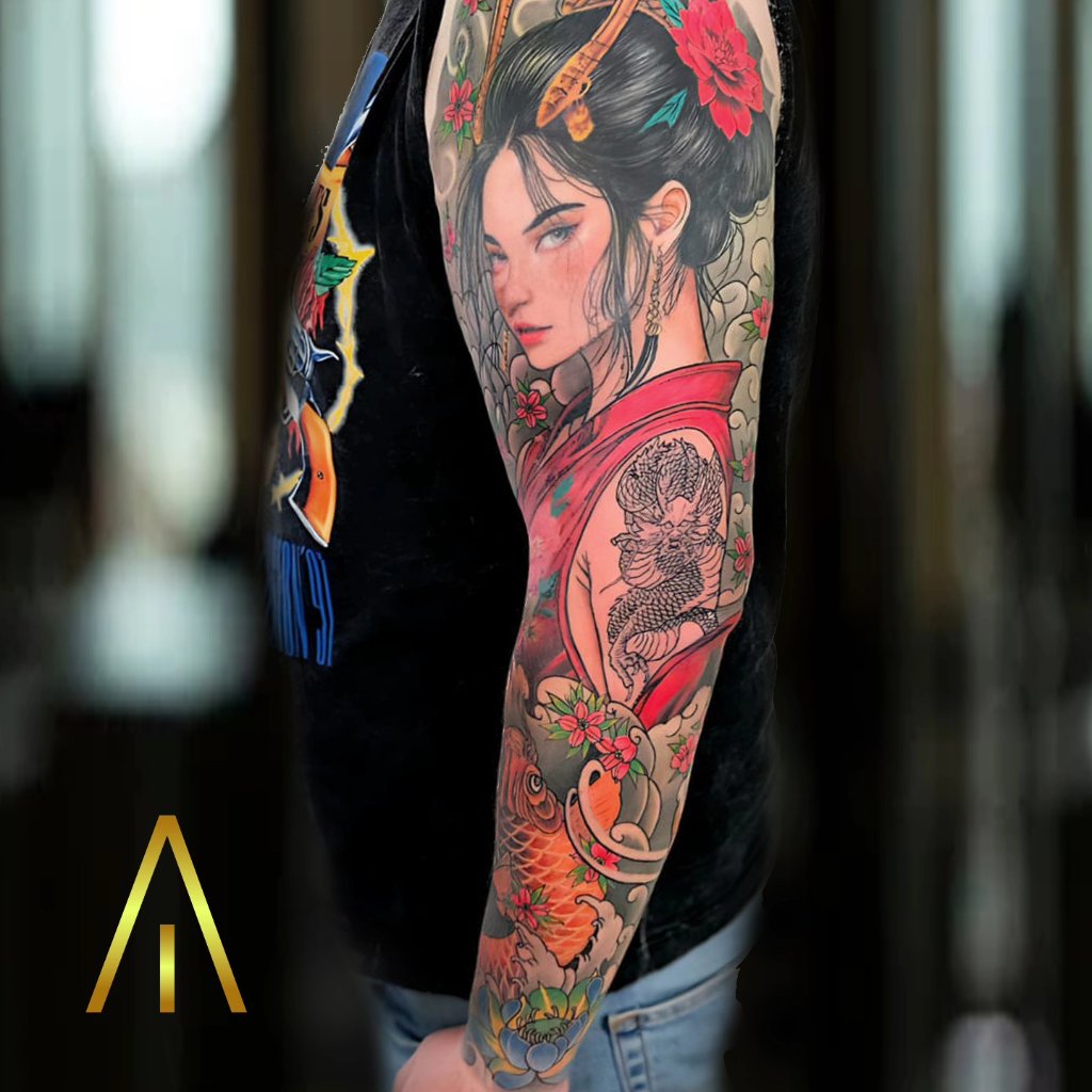 Japanese tattoo Chiang Mai Artisan Ink