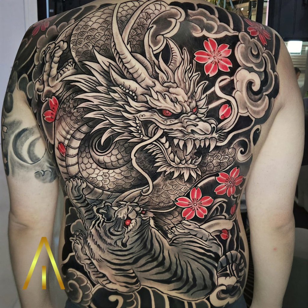 Japanese tattoo Chiang Mai Artisan Ink