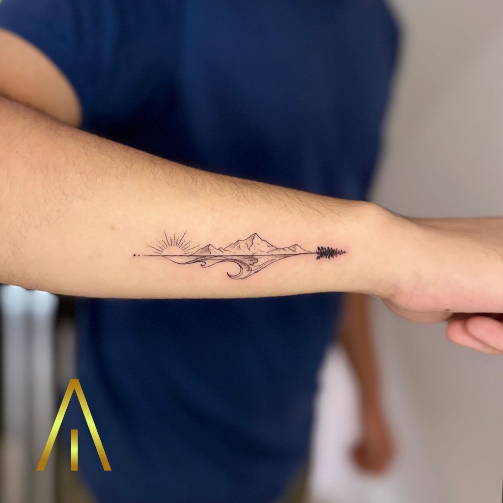 Fine line tattoo Chiang Mai