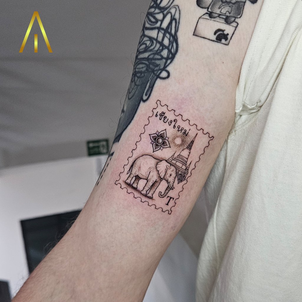 Fine line tattoo Chiang Mai — Artisan Ink