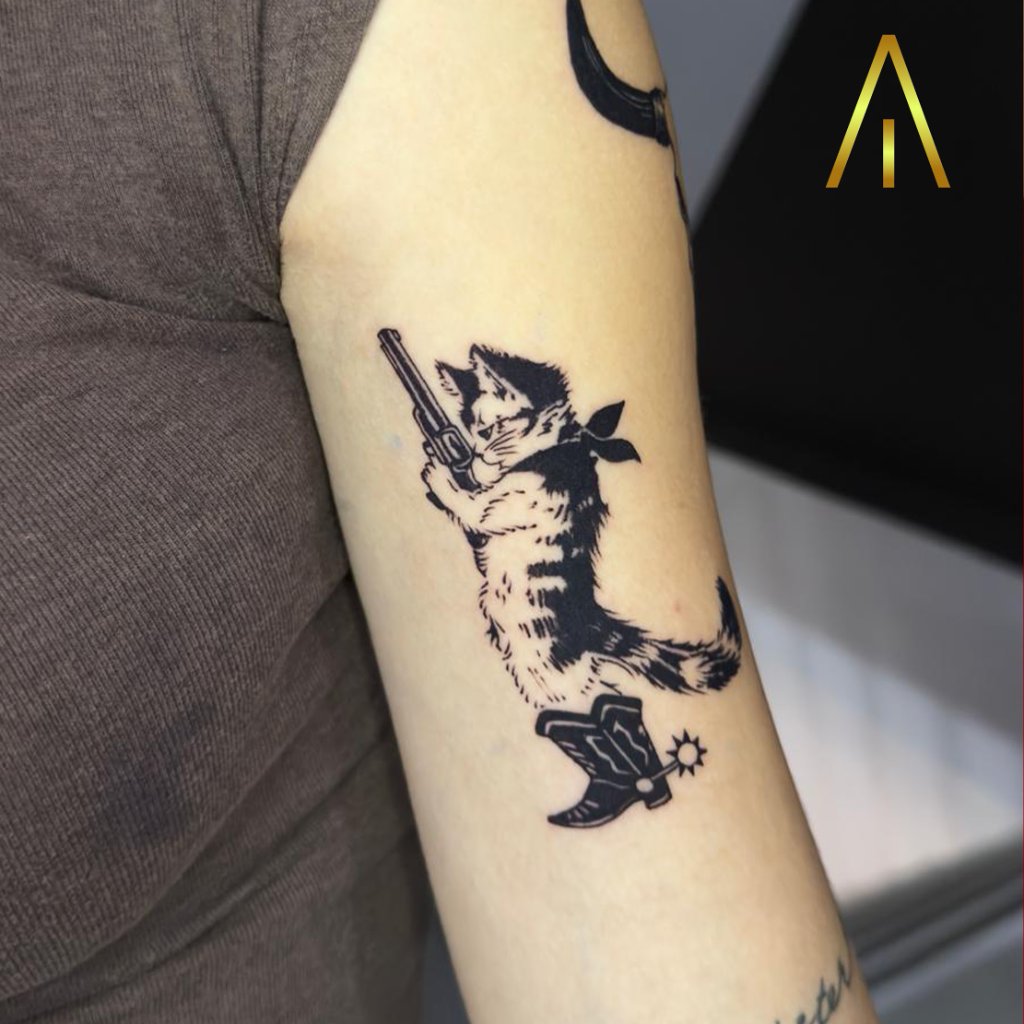 Blackwork tattoo Chiang Mai