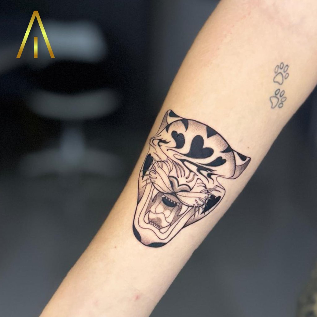 Blackwork tattoo Chiang Mai