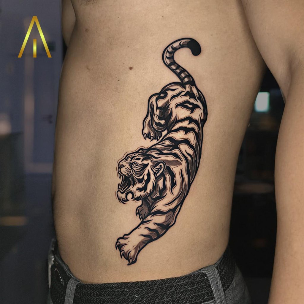 Blackwork tattoo Chiang Mai