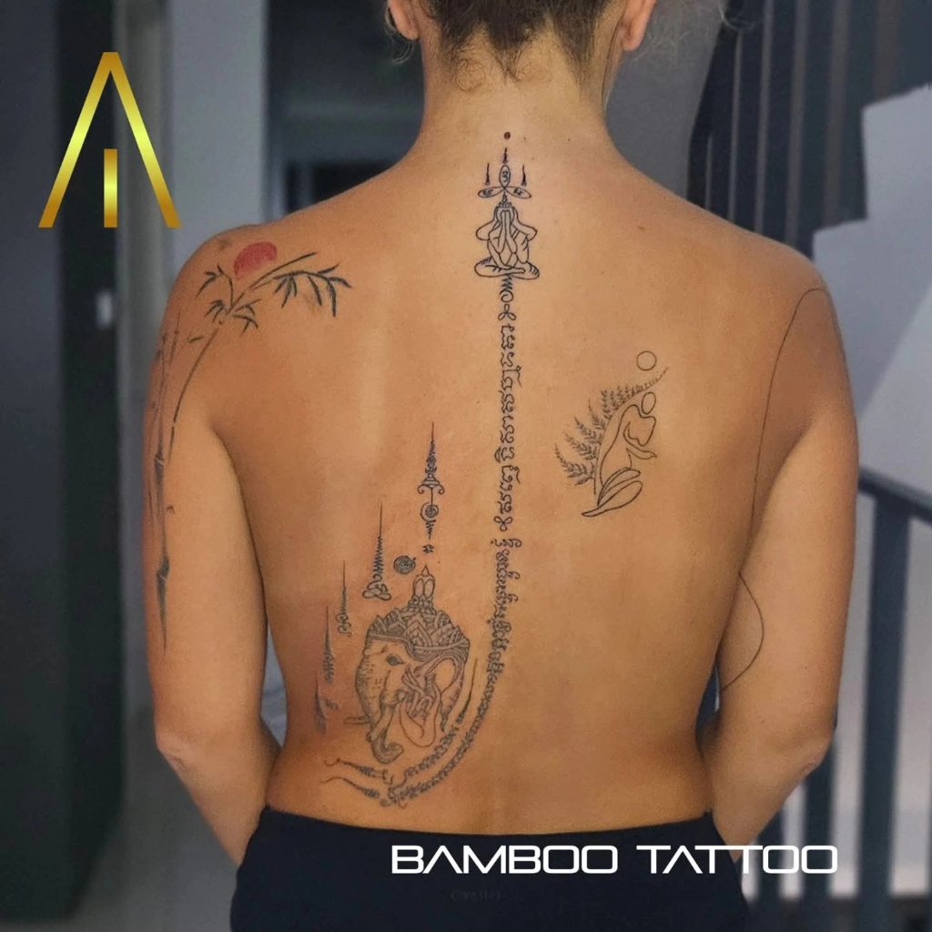 Sak Yant tattoo Chiang Mai Artisan Ink