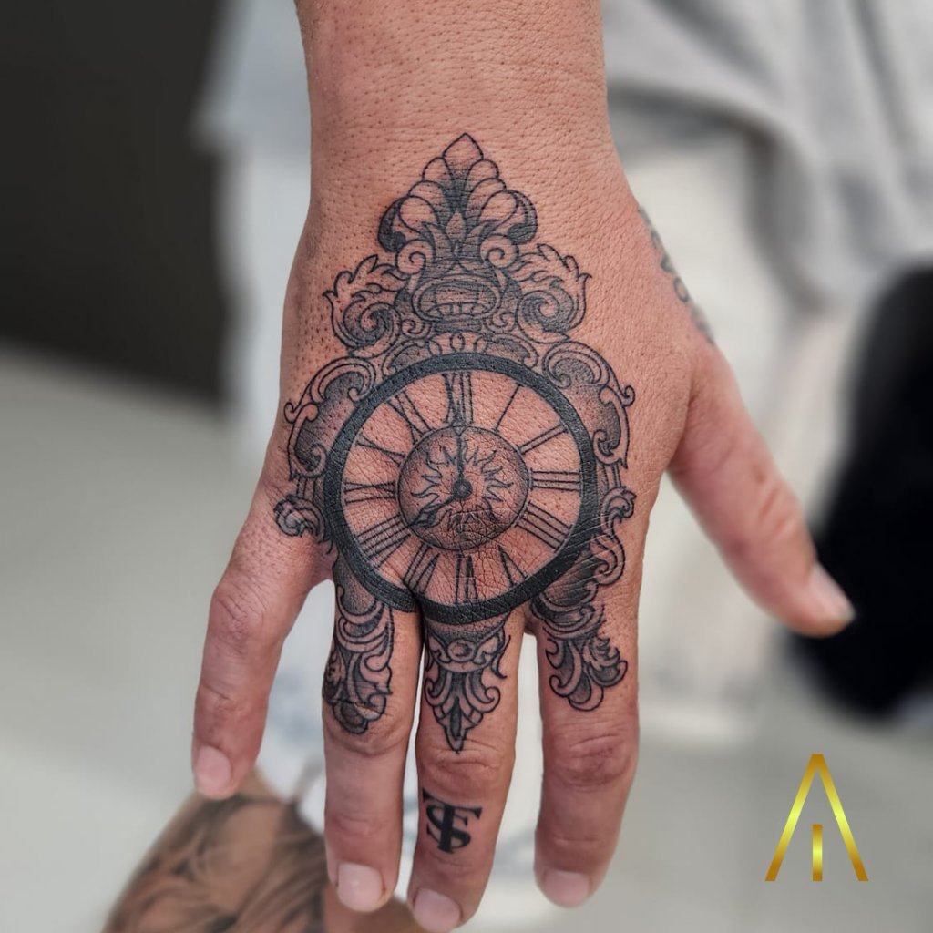Black and grey tattoo Chiang Mai