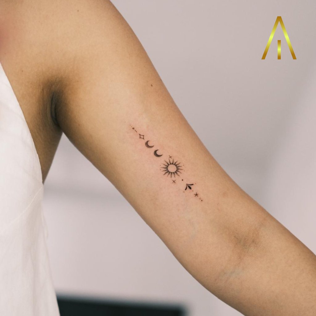 Fine Line tattoo artwork by Artisan Ink Chiang Mai