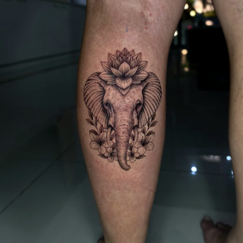 Black and grey tattoo Chiang Mai