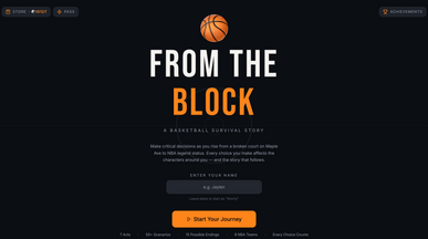 NBA Roleplay template preview