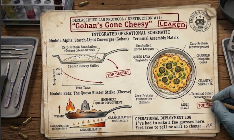 PP-001 — Gohan's Gone Cheesy operational schematic