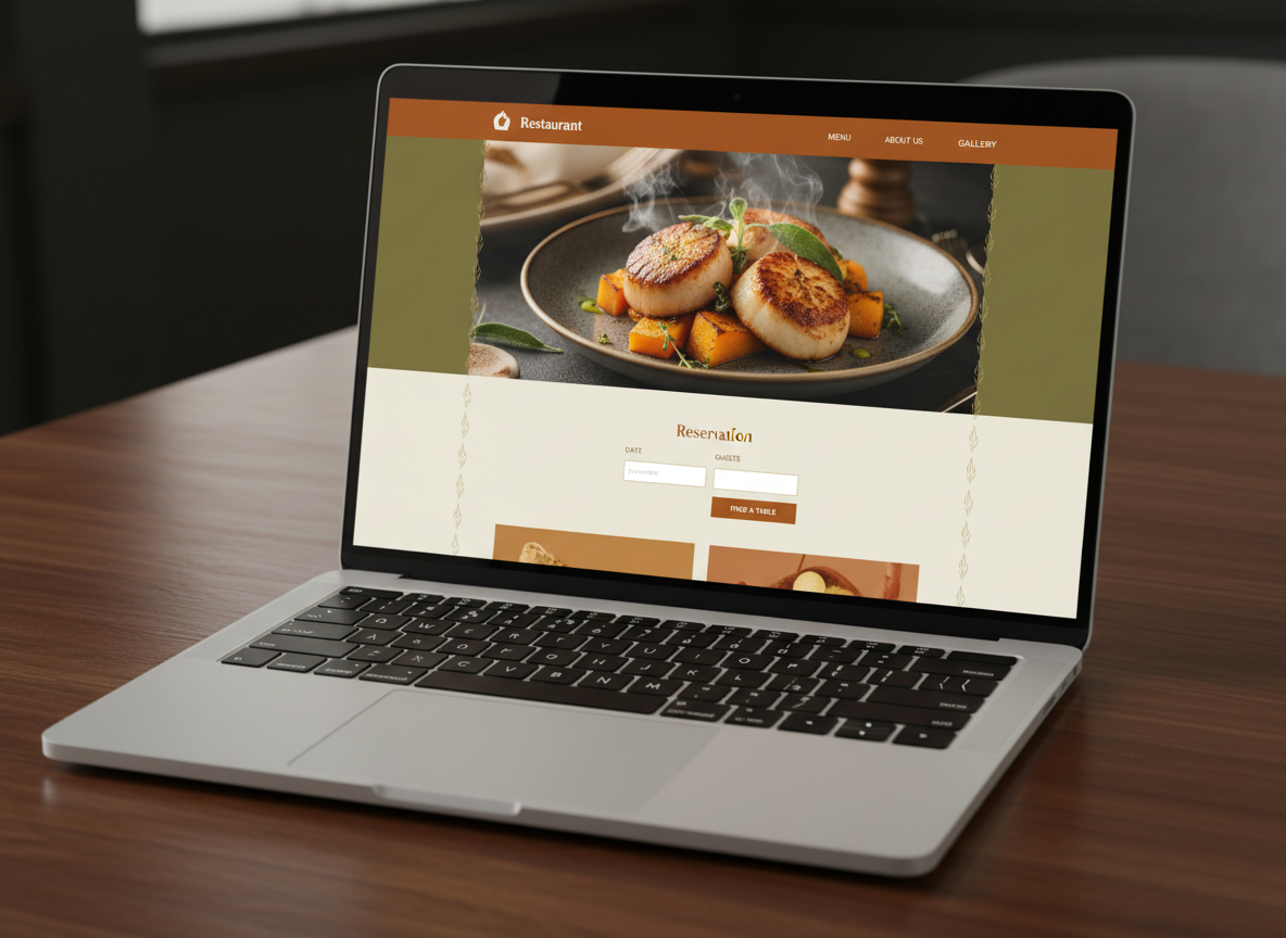 Bella Cucina restaurant website design – Calgary restaurant web design with online reservations and menu