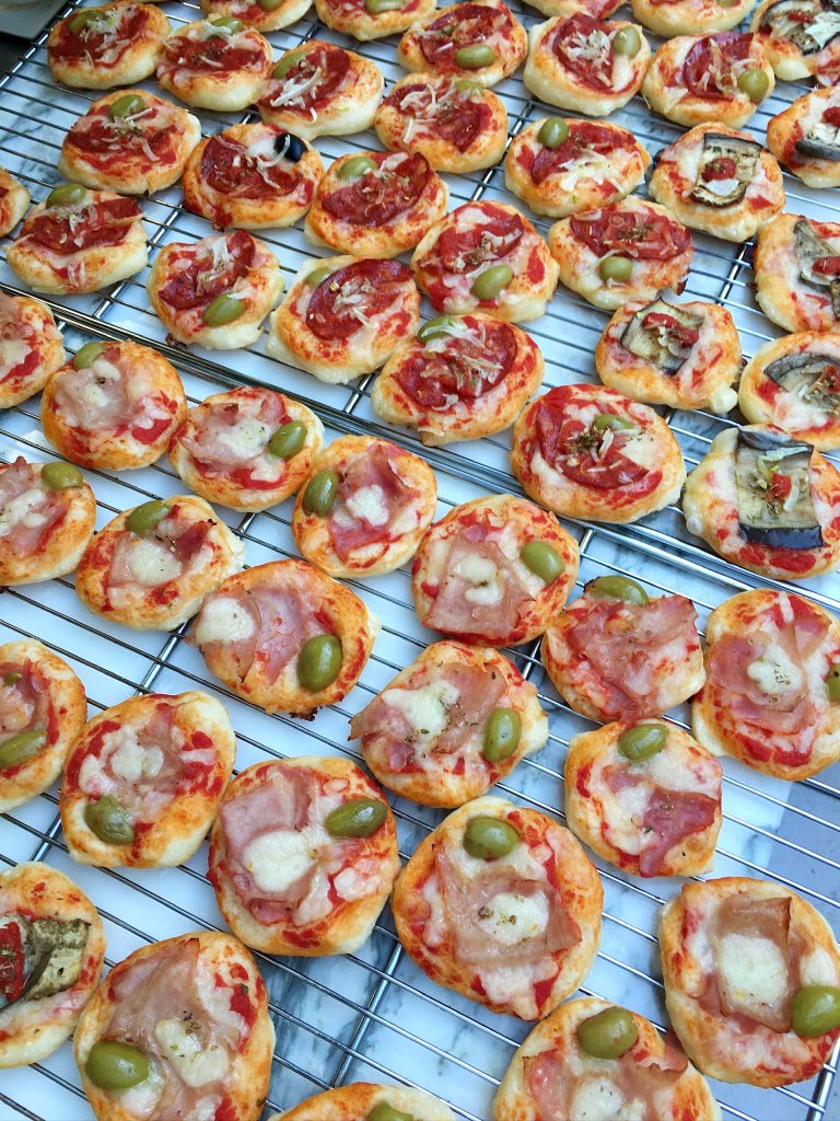 Mini pizzas événement