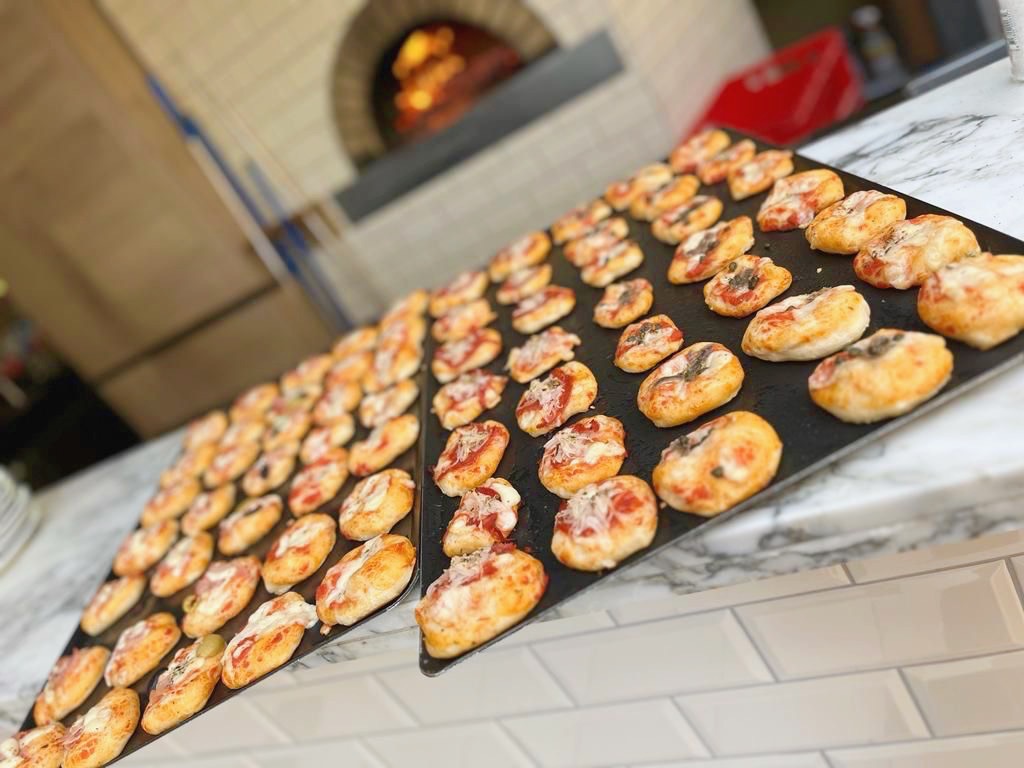 Mini pizzas traiteur