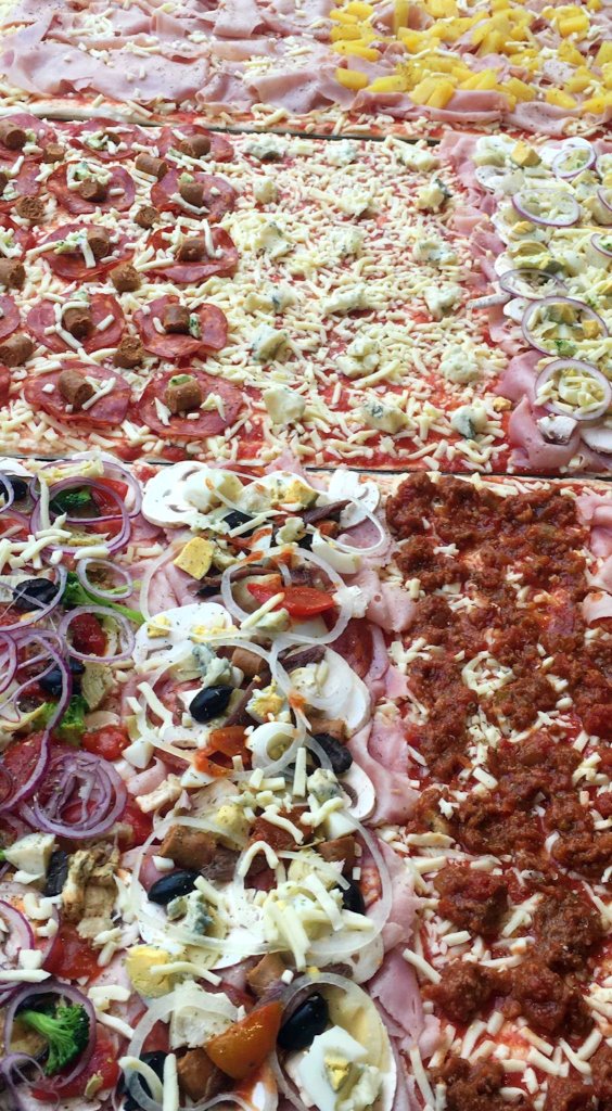 Platines de pizza préparées