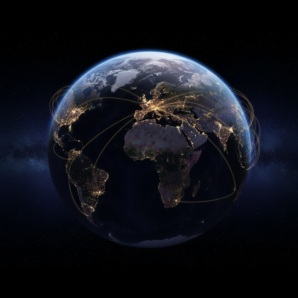Earth Night View