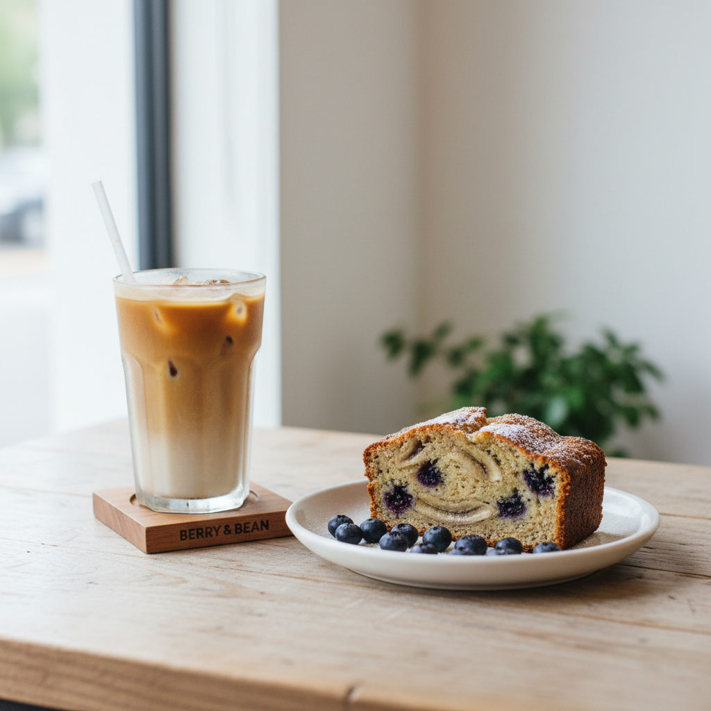 Any Iced Drink + Banana Bread