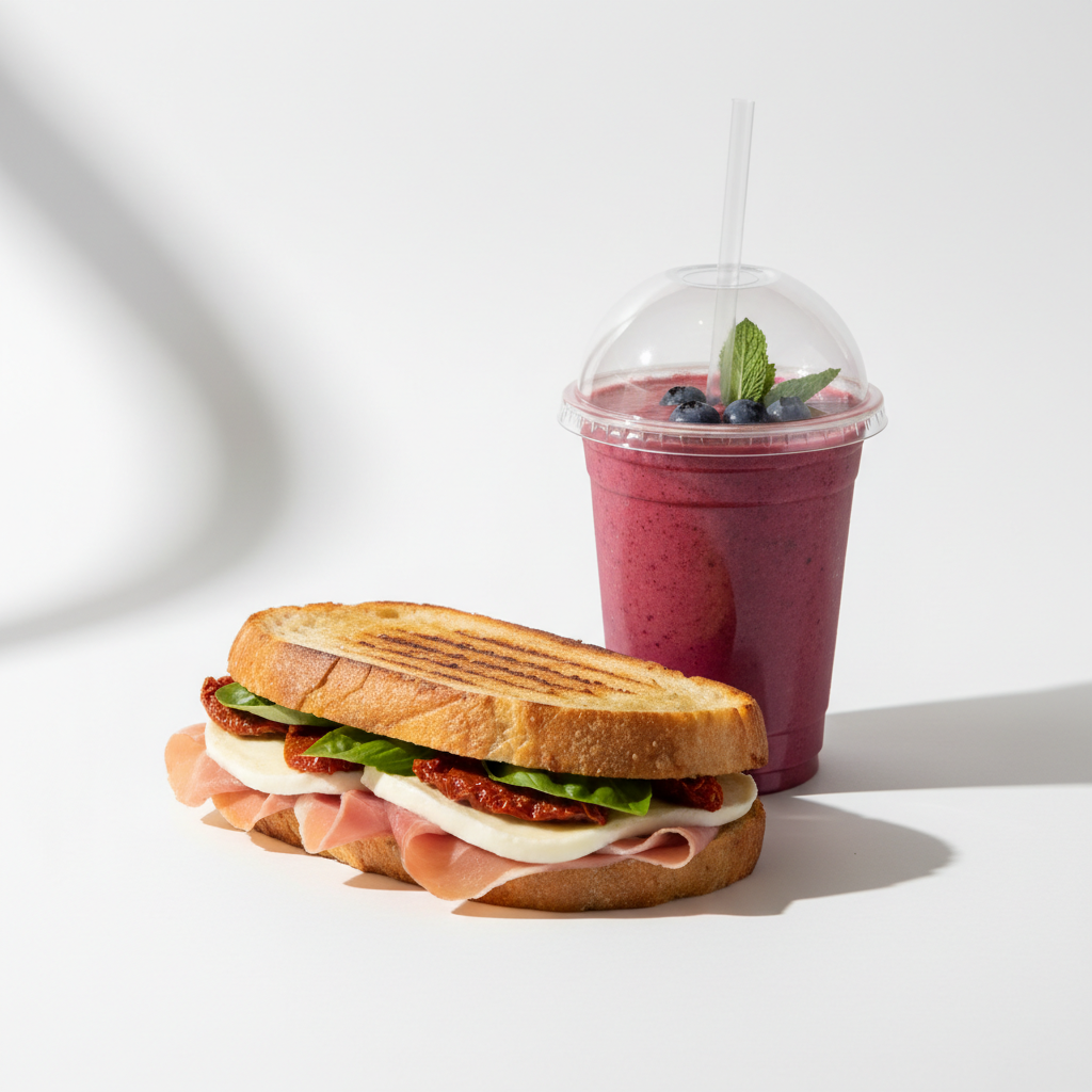 Panini + Smoothie