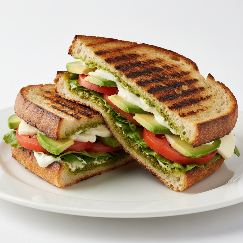 Mozzarella, Sun Roasted Tomato & Pesto Baguette