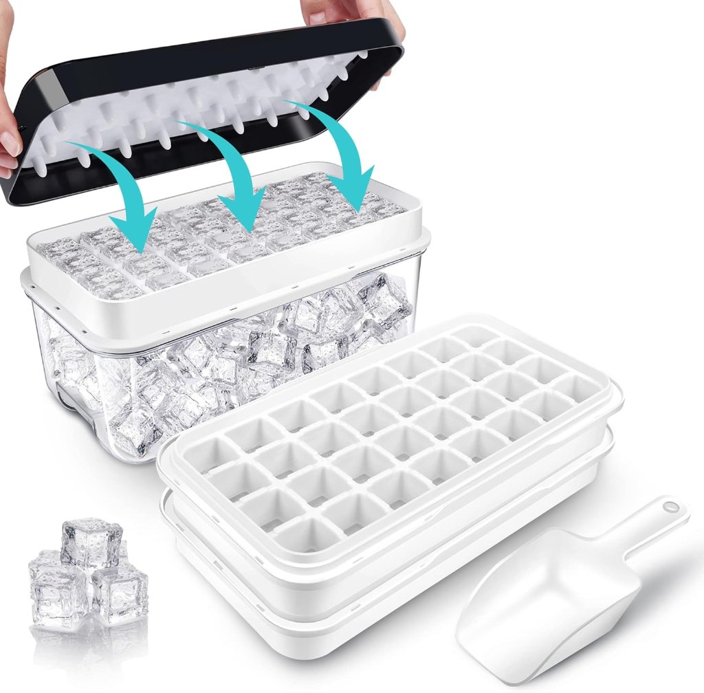 Eiswürfel Set mit Behälter und Schaufel