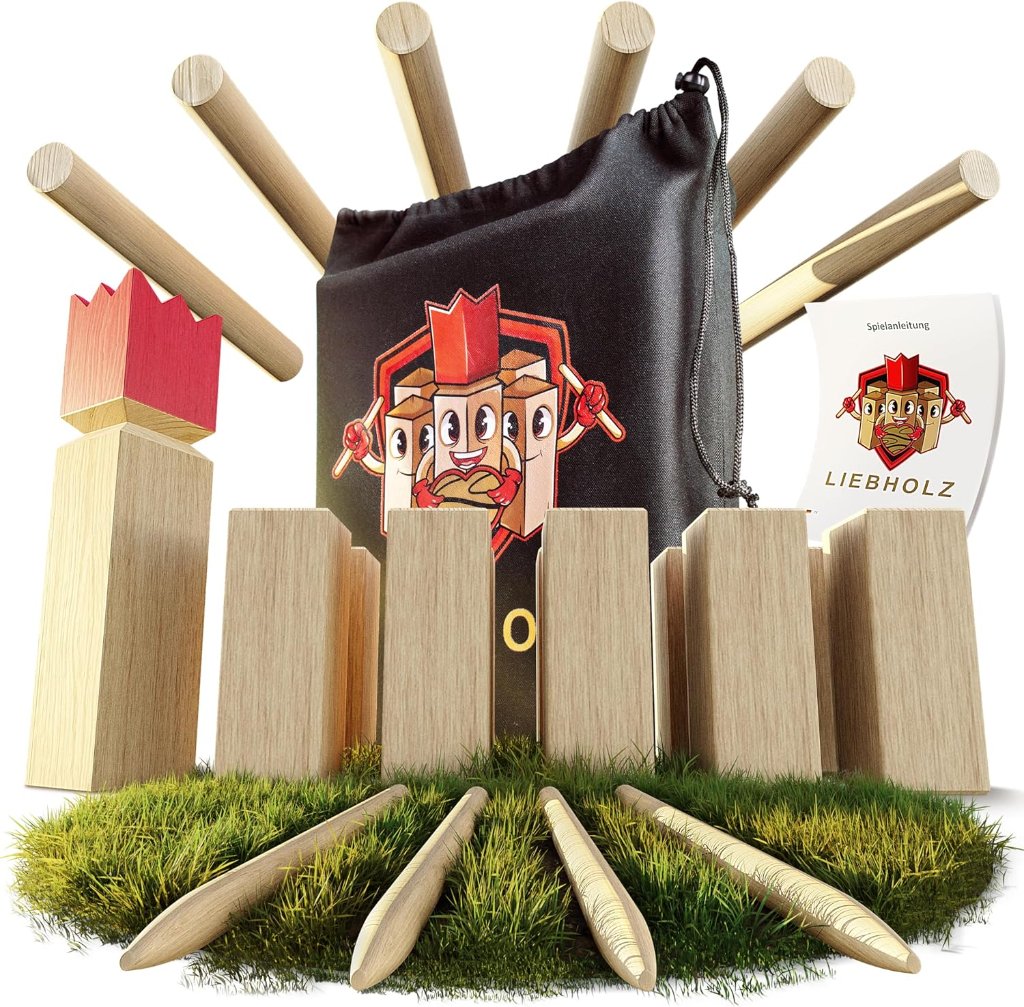 Kubb Wikinger-Schach Gartenspiel