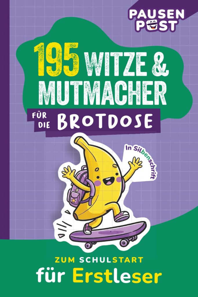 Brotdosen-Zettel für Schulkinder