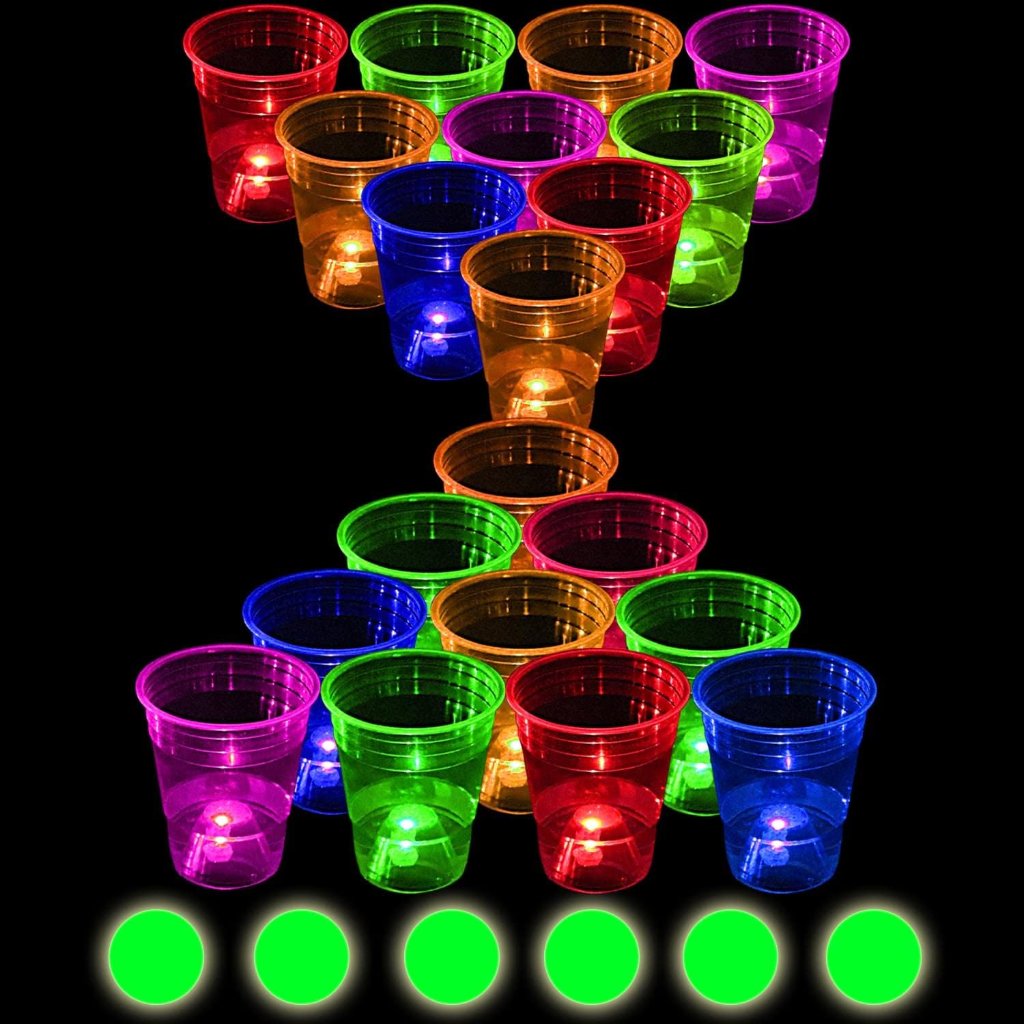 leuchtende Pong Partybecher