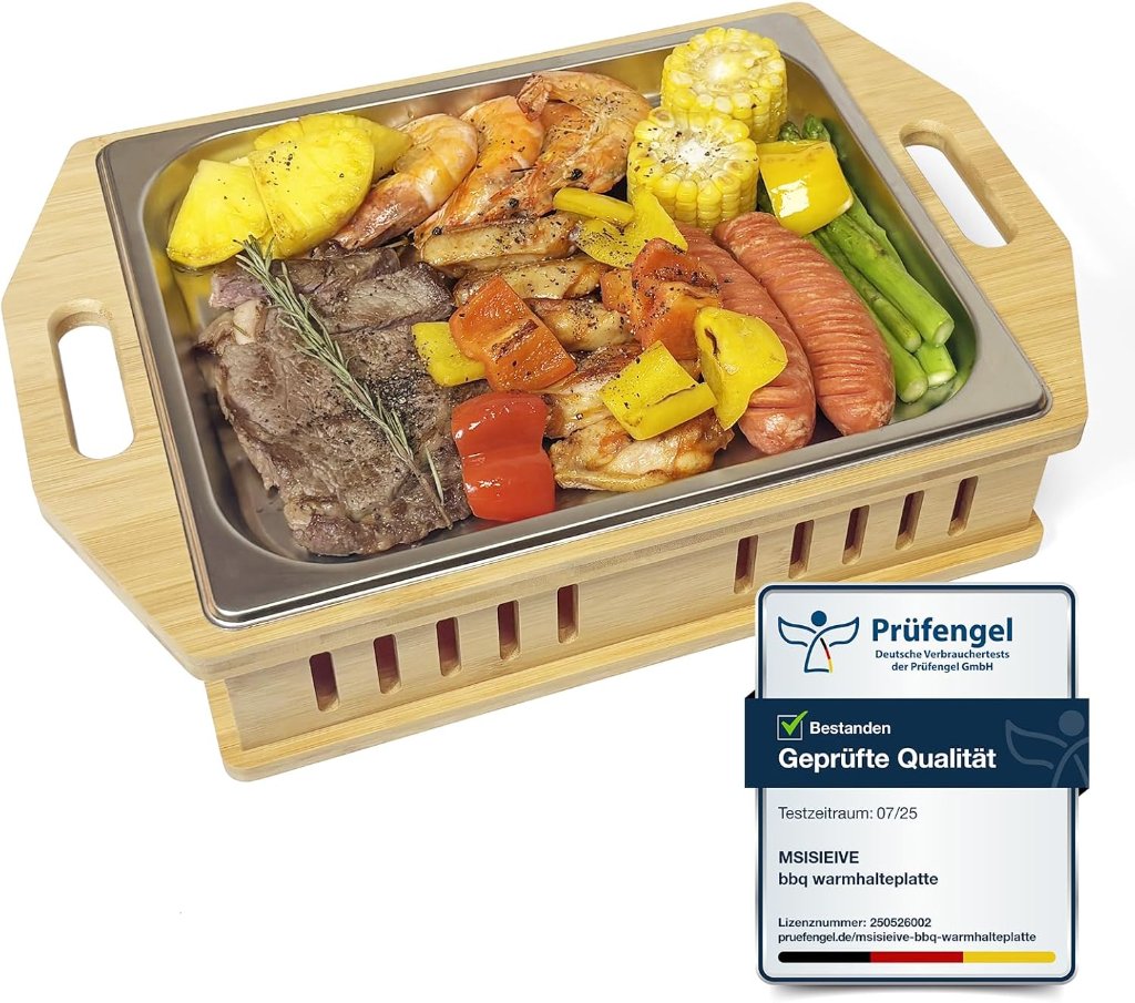 BBQ Warmhalteplatte Teelicht