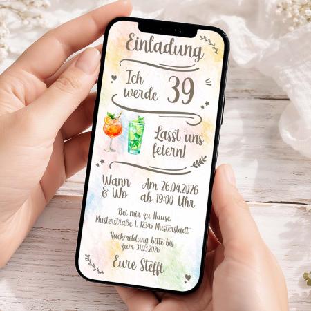 Digitale Einladung gestalten persönlich