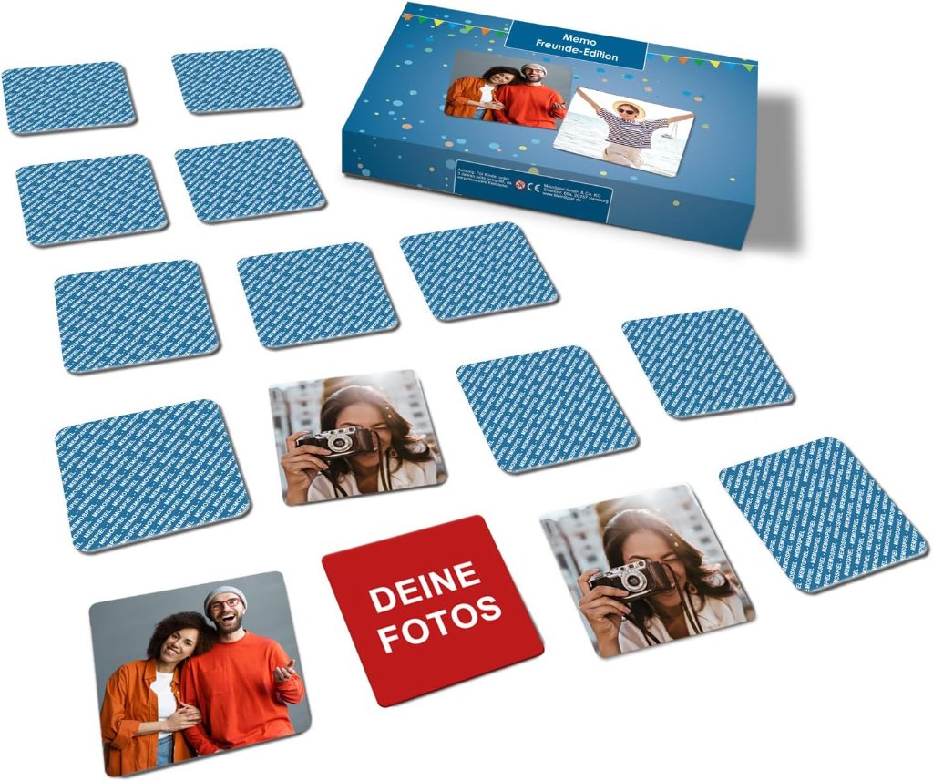 Memo Spiel Freunde Edition – Abschiedsgeschenk Lehrerin