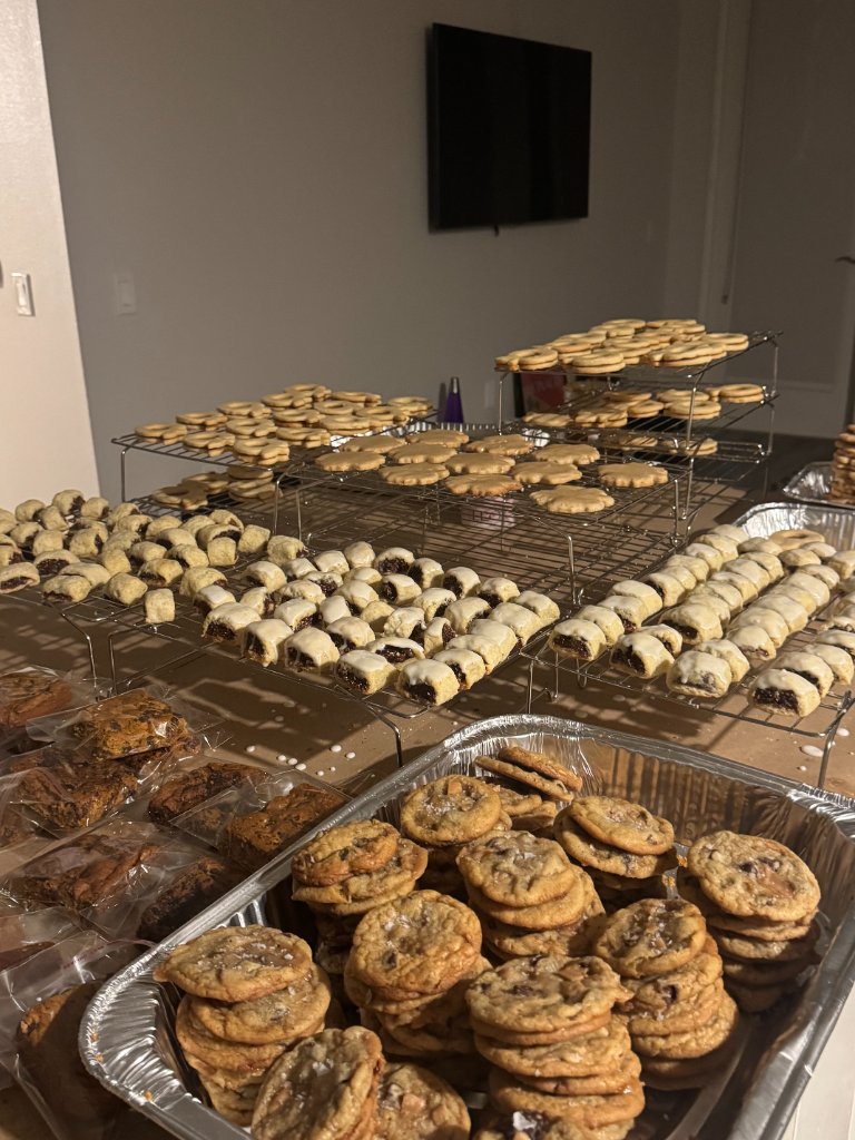 Fresh baked cookie spread