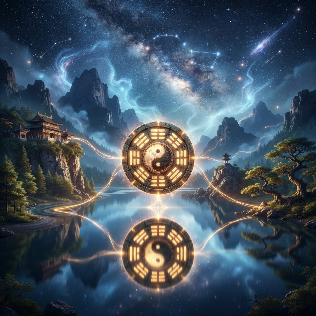 O Caminho do Equilíbrio: Decifrando os Oito Trigramas do I Ching