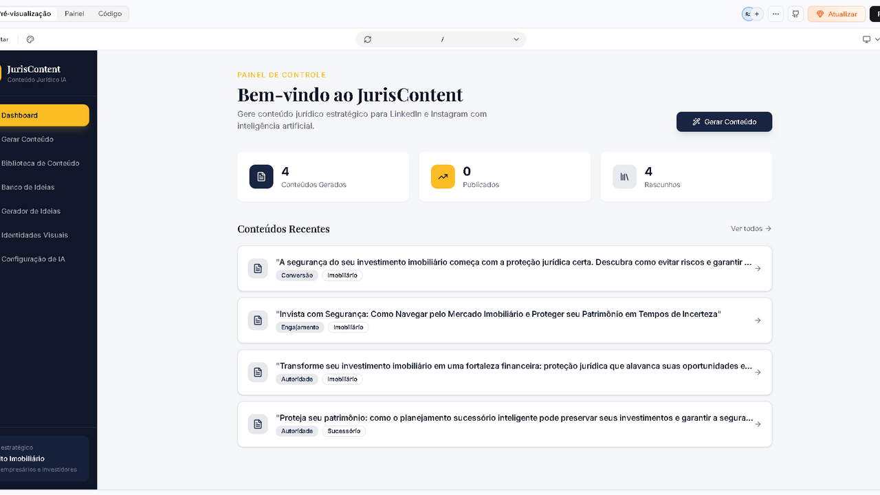JurisContent  template preview