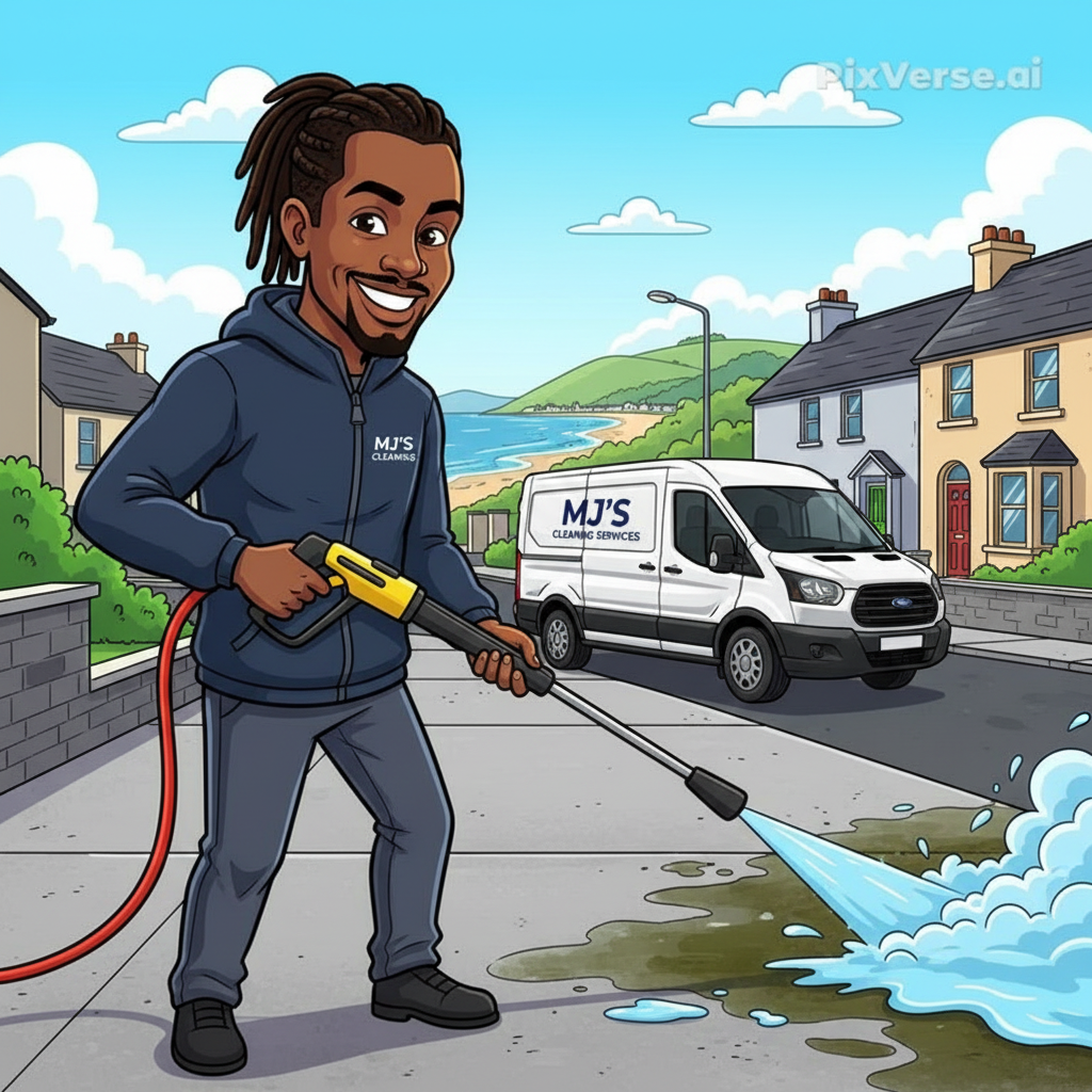 MJ's Cleaning Services driveway cleaning image for Tramore