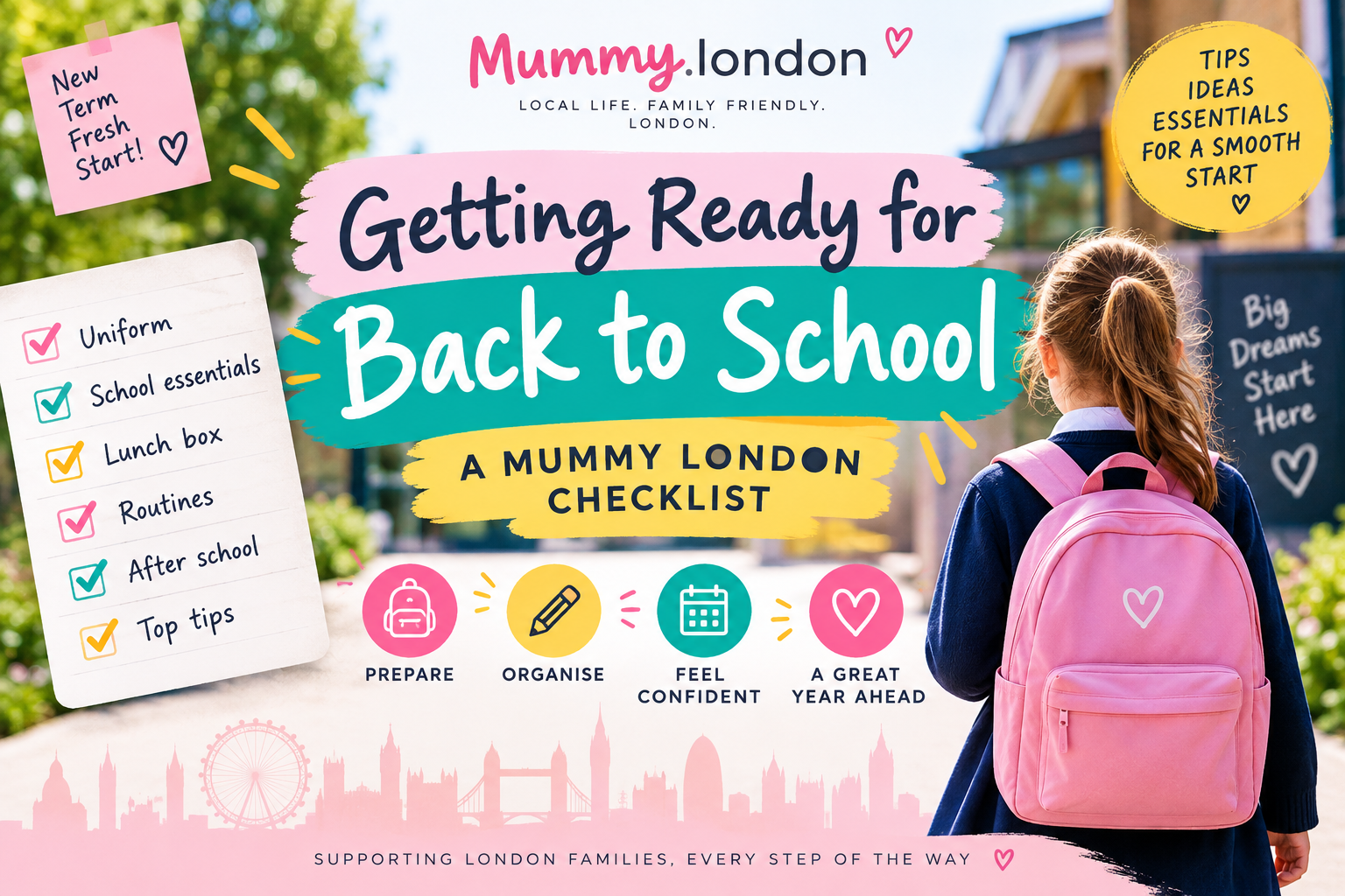 Getting Ready for Back to School: A Mummy London Checklist