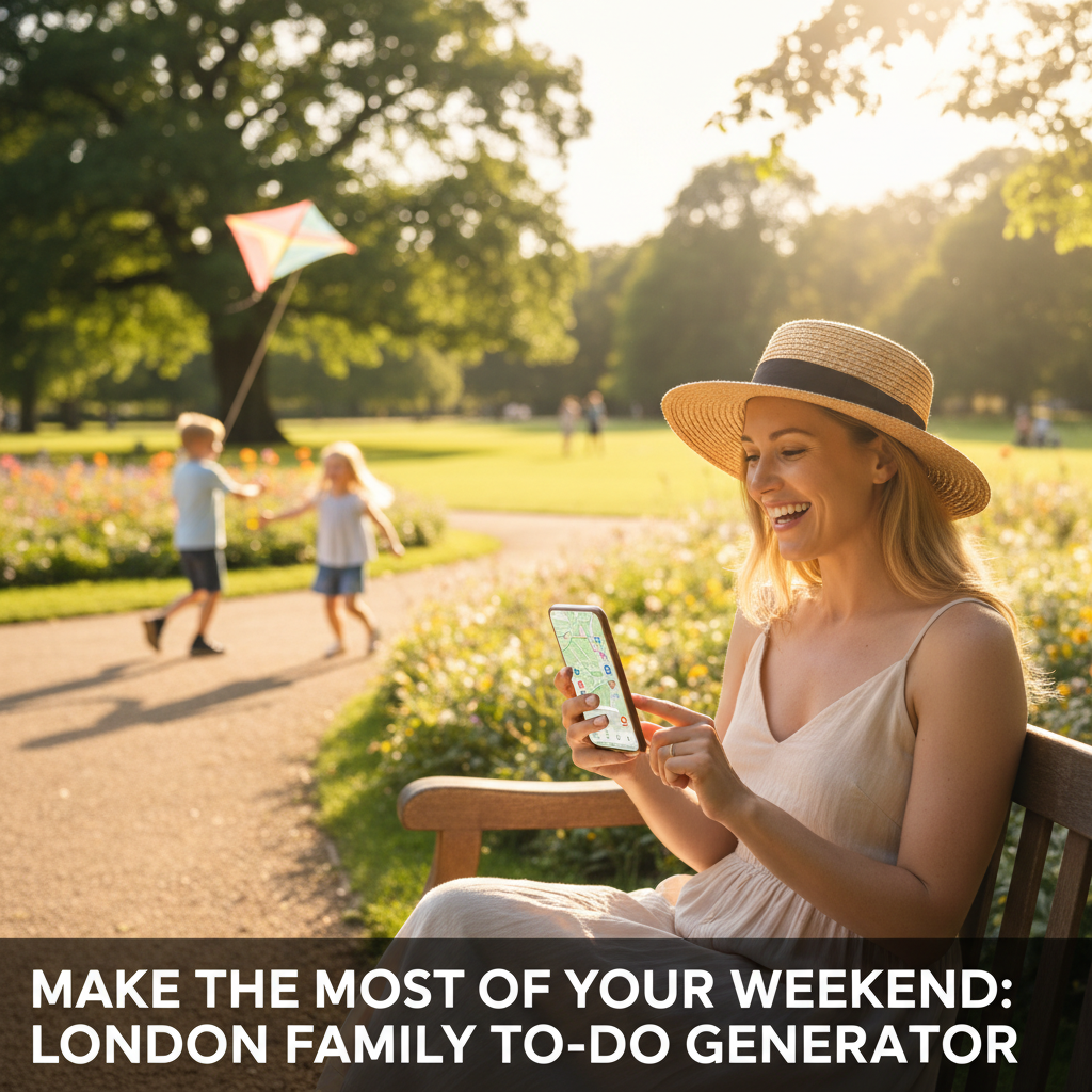 Make the Most of Your Weekend: London Family To-Do Generator
