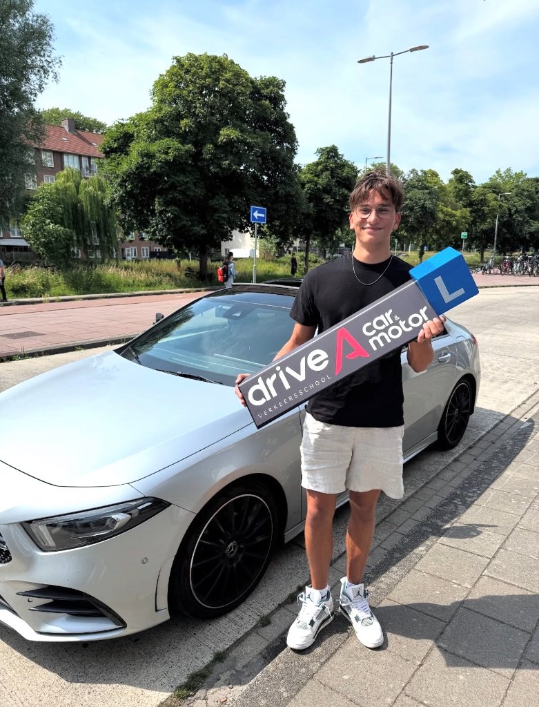 Geslaagd bij Drive A Car
