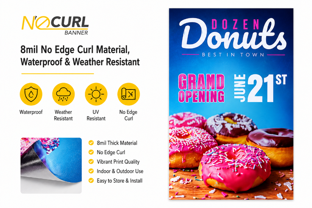 No-Curl Banner