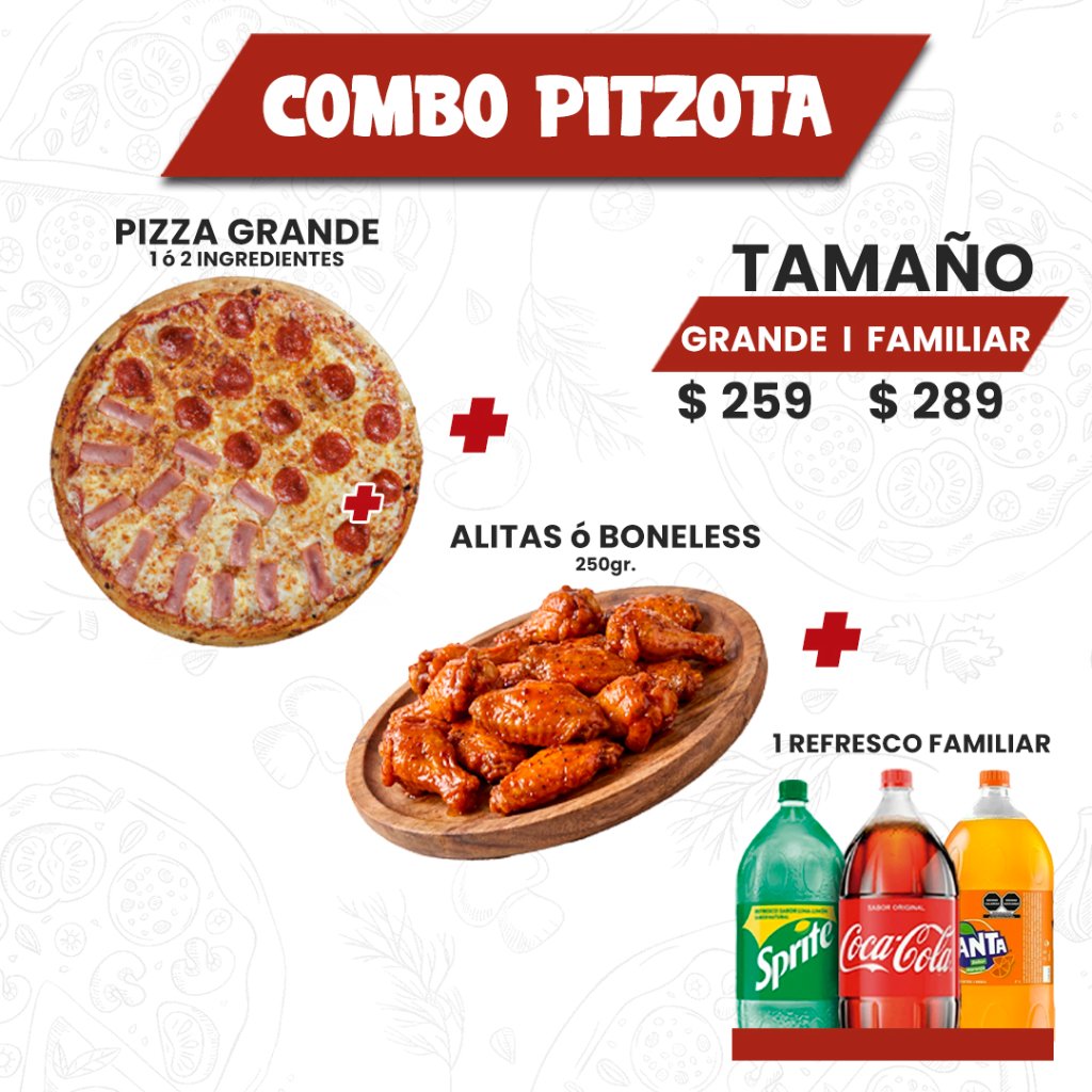 Combo Pitzota Grande