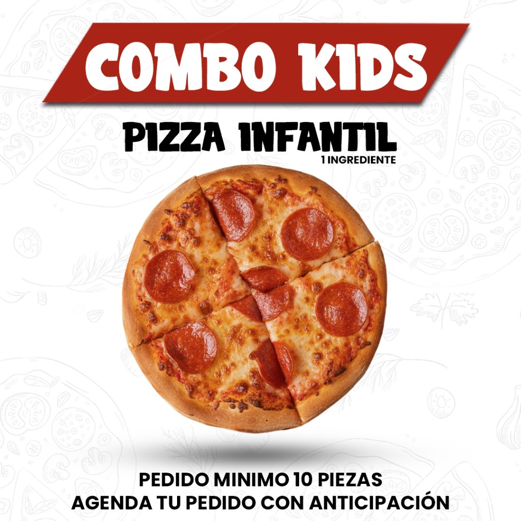 Combo Kids (Pizza Infantil x10)