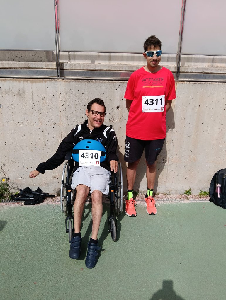 Atleta feliz