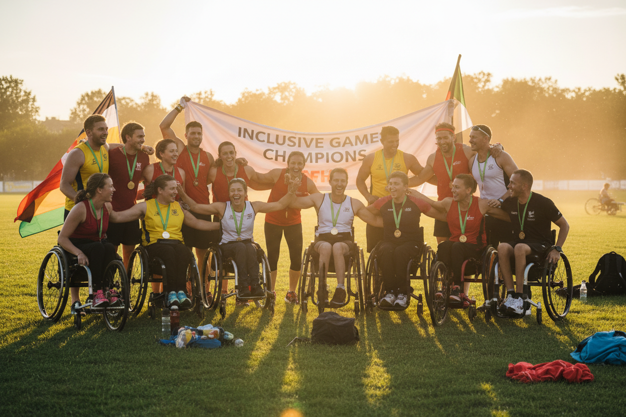 Competición de atletismo inclusivo