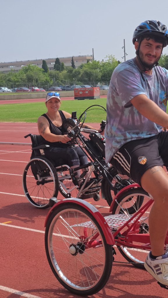 Atleta en pista
