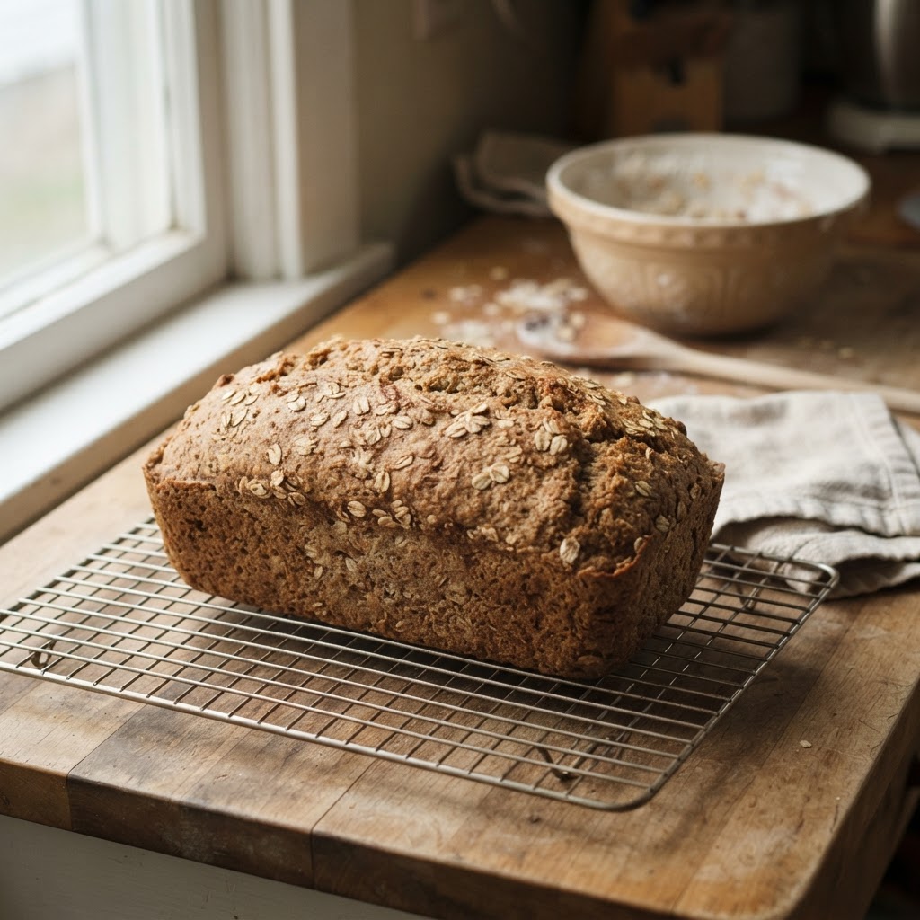 Applesauce Oat Bread