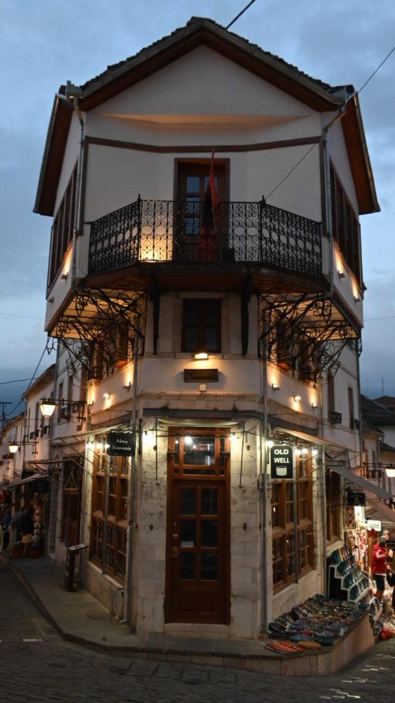 Old Bazaar at Dusk — Gjirokastër