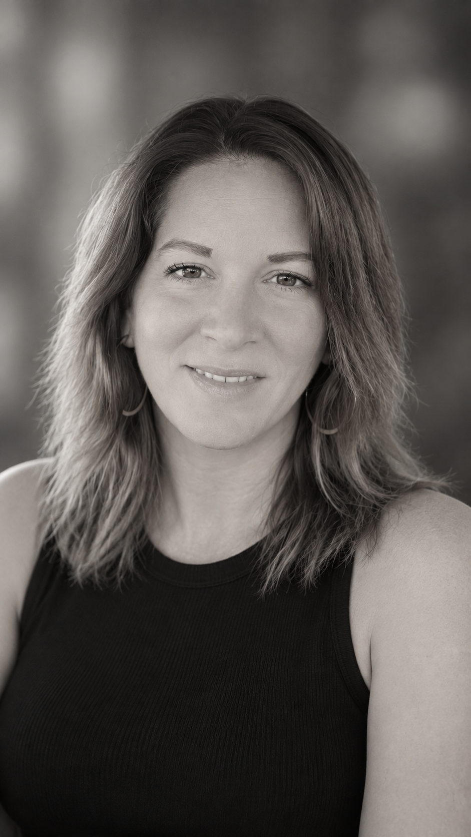 Black and white portrait of Emma Jane Lindsey