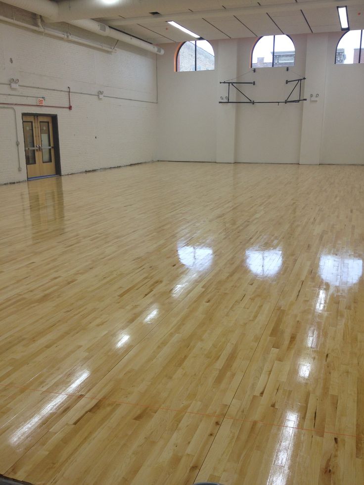 Sports Gym - Maple Hardwood Court — Orellana Flooring KC