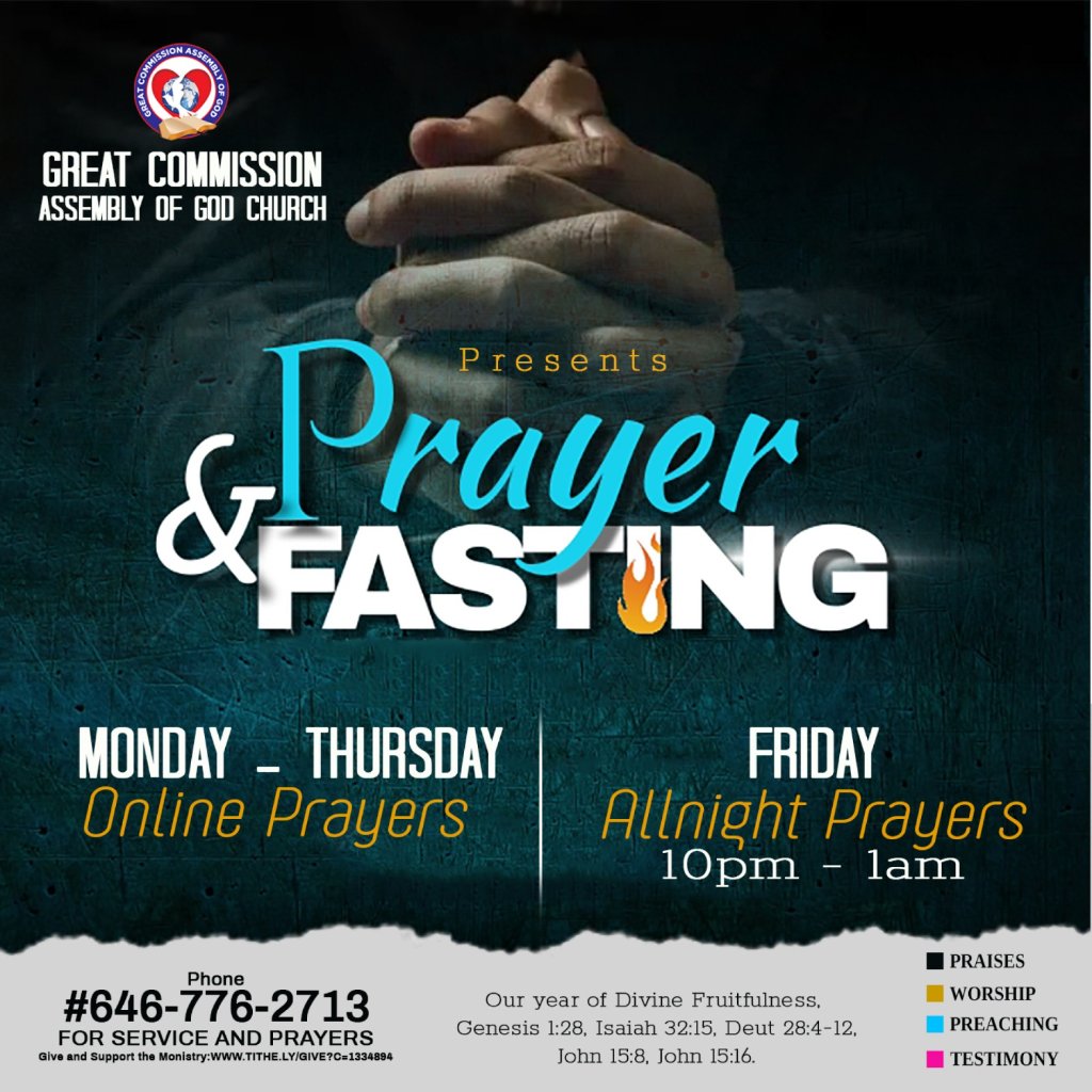 Prayer & Fasting Flier