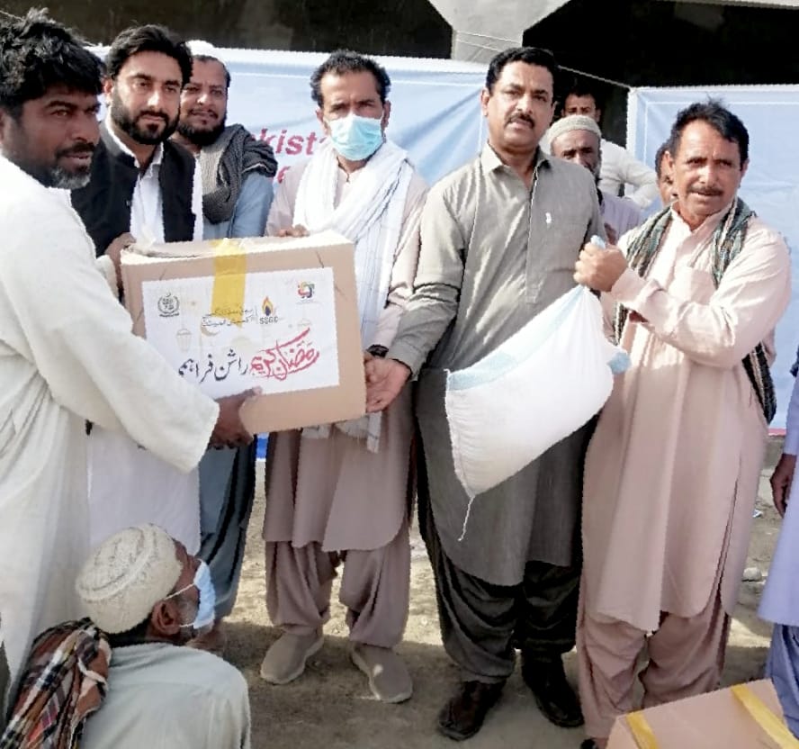 Ration Handover to Families