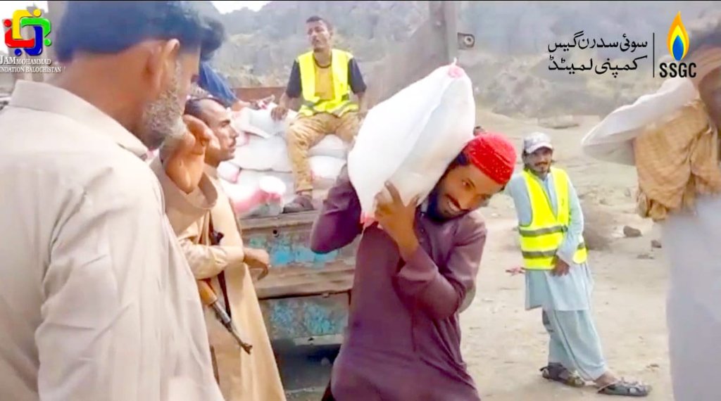 Ration Bags Loading - SSGC Drive