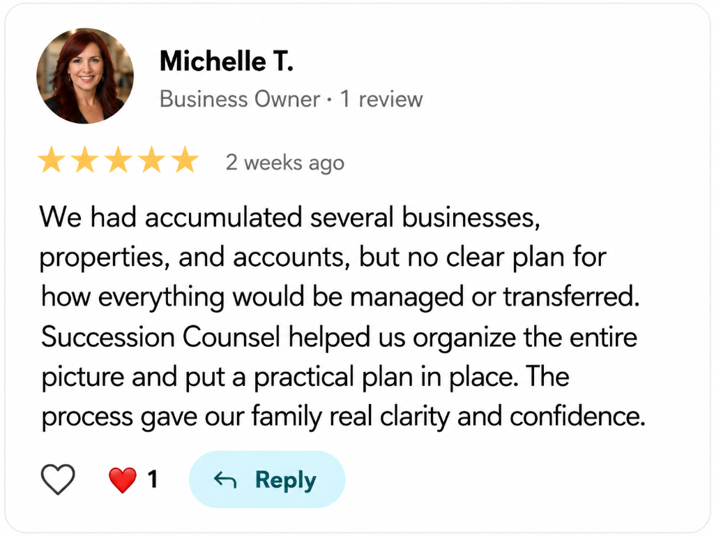 Michelle T., Business Owner review
