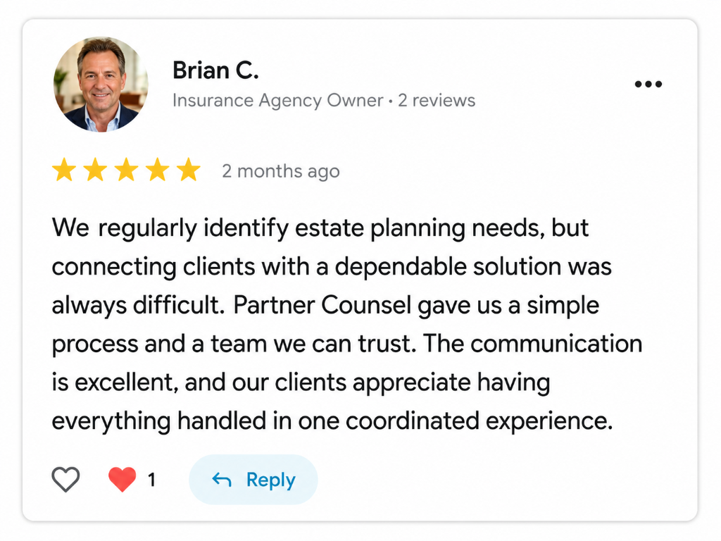 Brian C., Insurance Agency Owner review